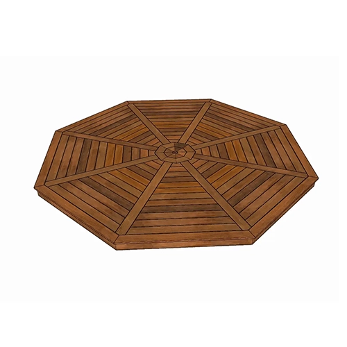 Terrasse 4 mètres bambou