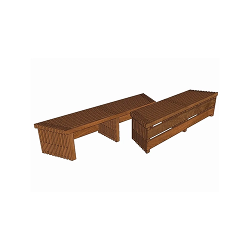 Banc moderne terrasse 6 mètres